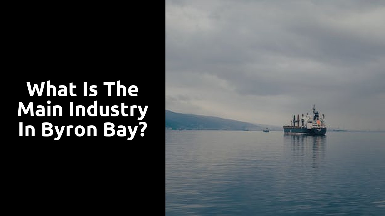 What is the main industry in Byron Bay?