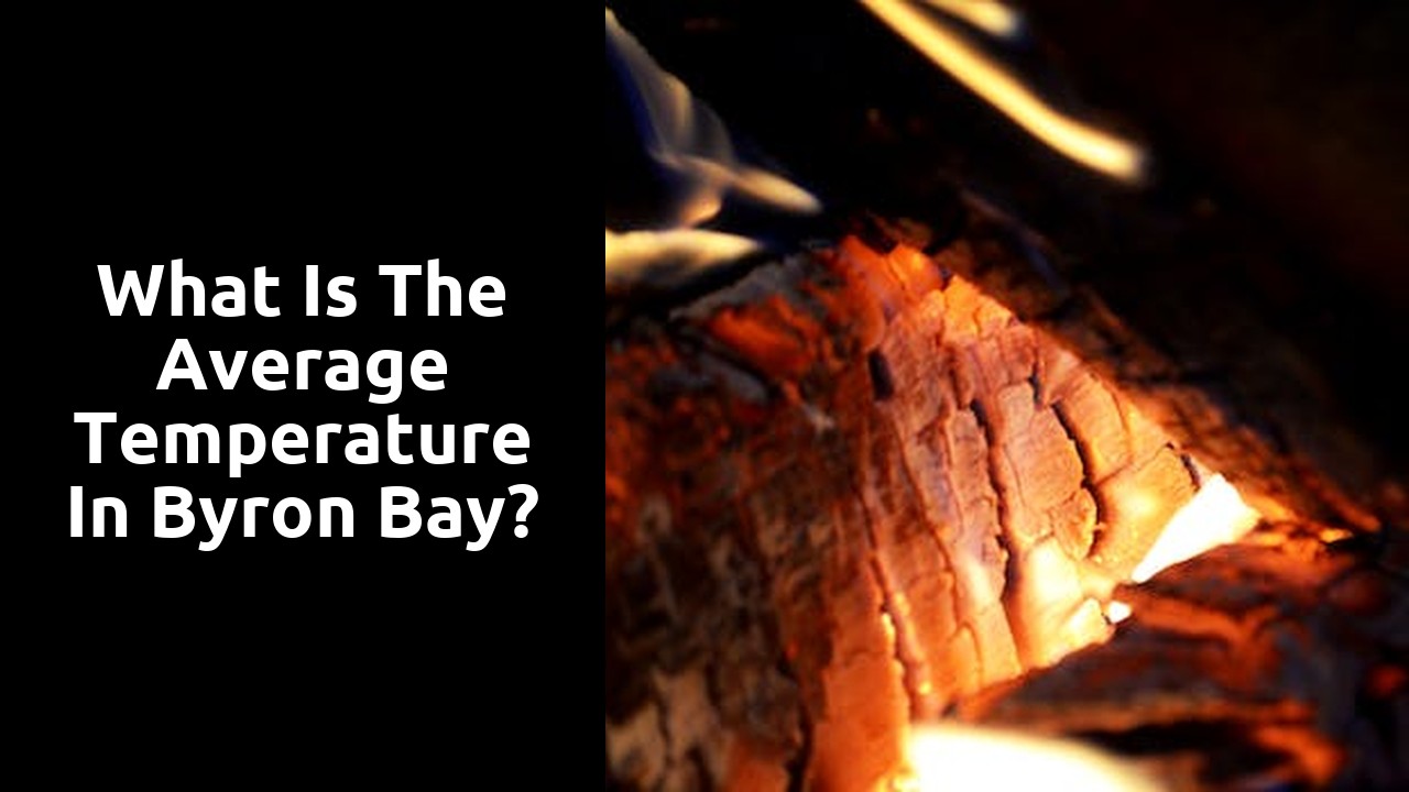 What is the average temperature in Byron Bay?