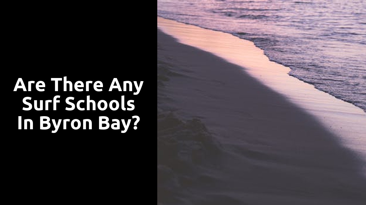 Are there any surf schools in Byron Bay?