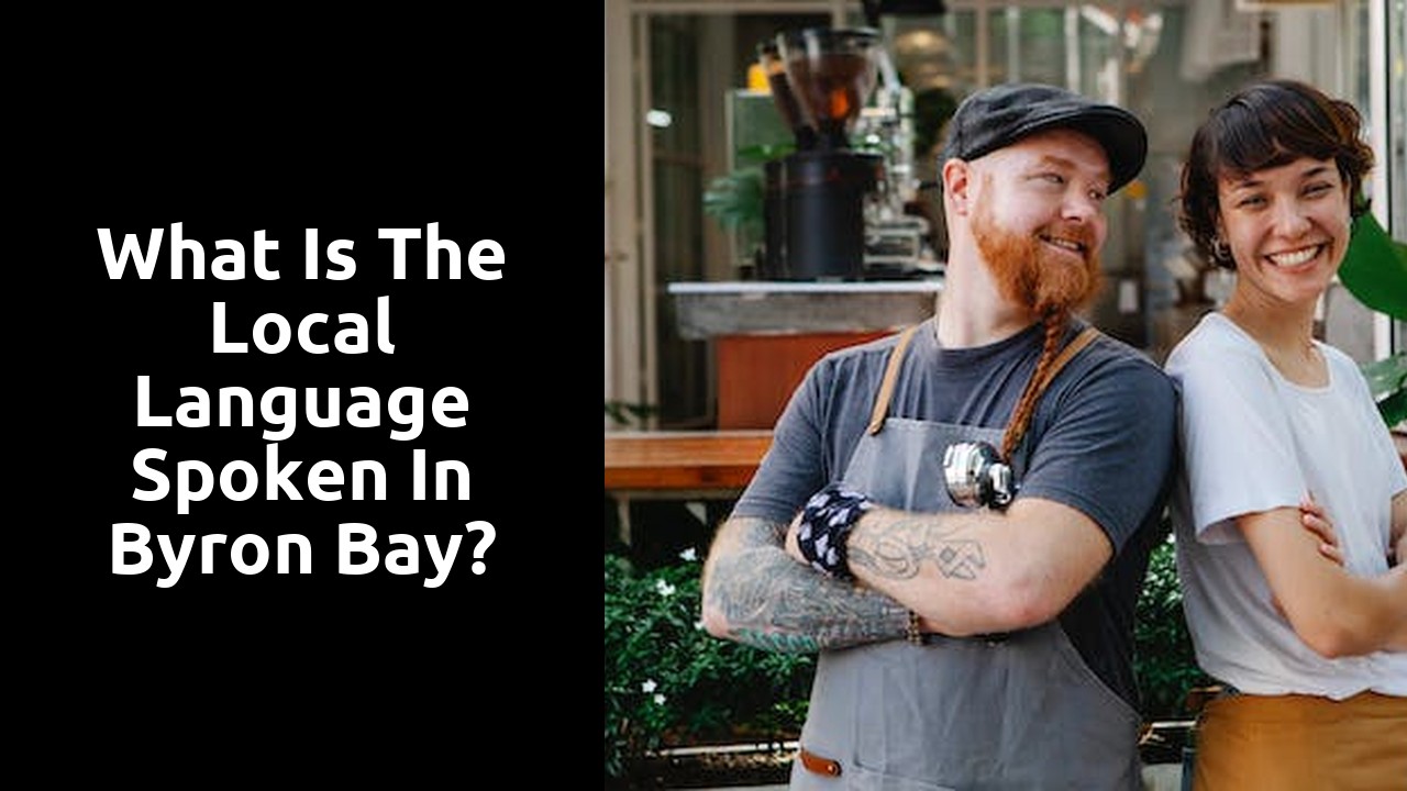What is the local language spoken in Byron Bay?