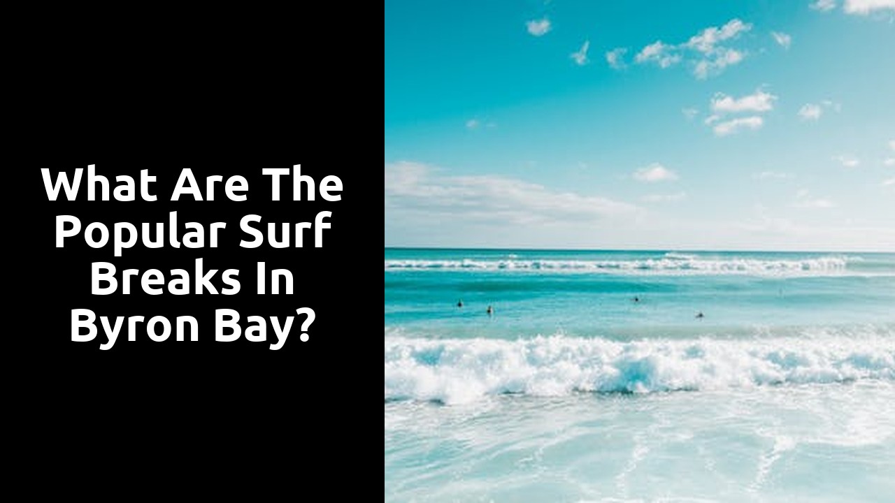 What are the popular surf breaks in Byron Bay?