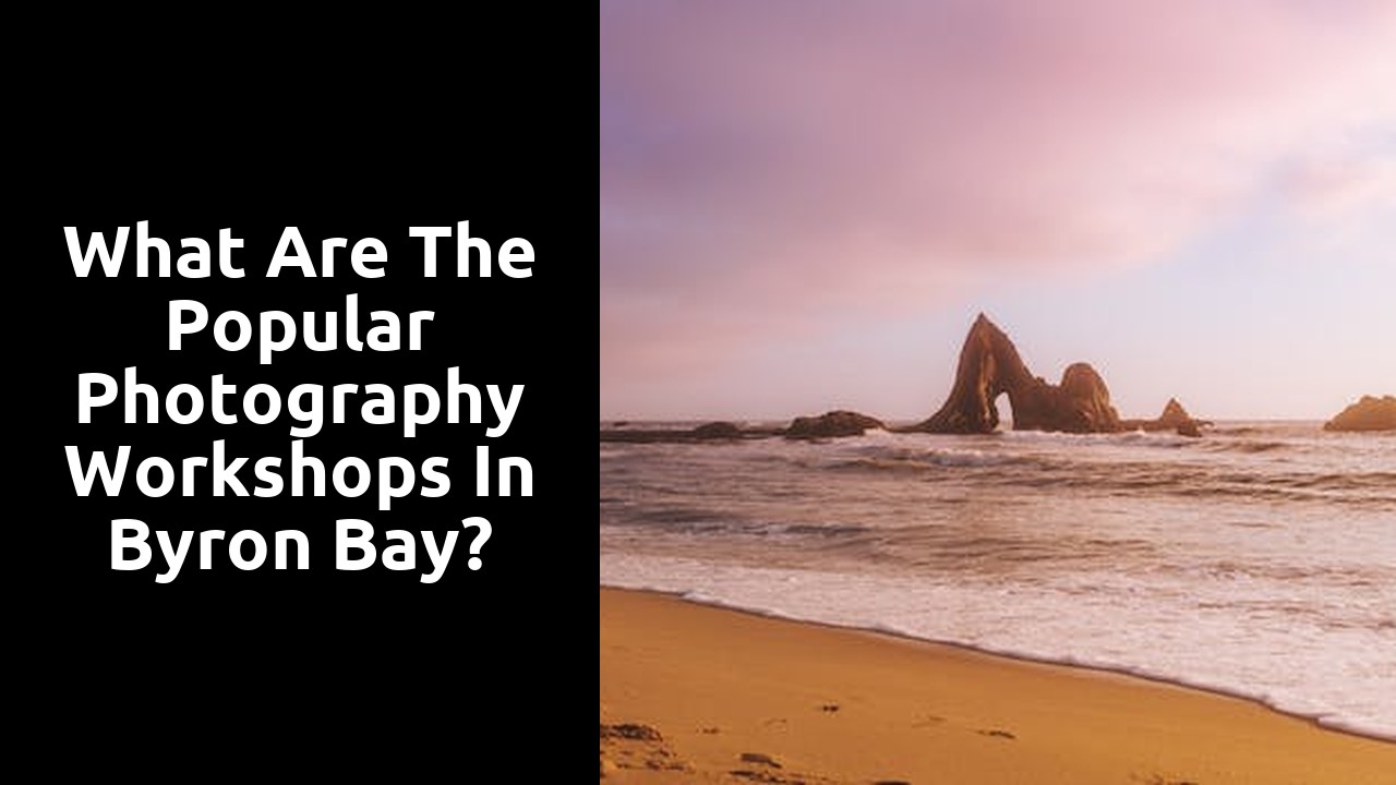 What are the popular photography workshops in Byron Bay?